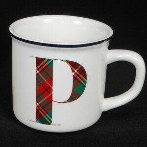 Pottery Barn, letter P coffee mug